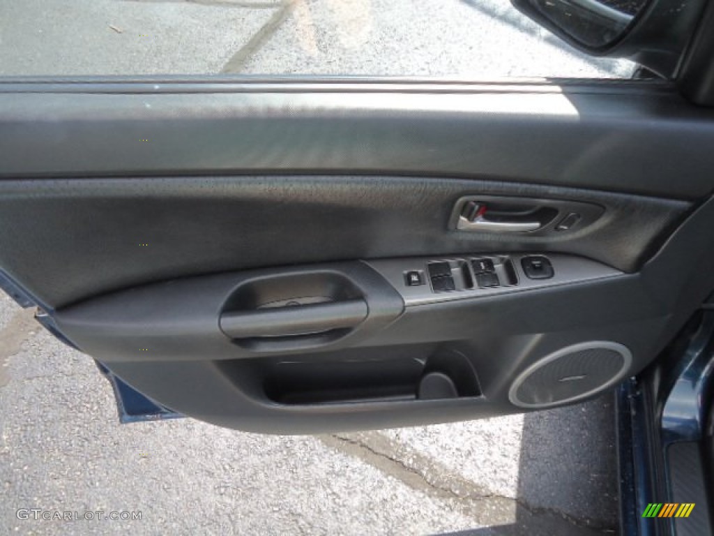 2008 MAZDA3 s Grand Touring Hatchback - Phantom Blue Mica / Black photo #13