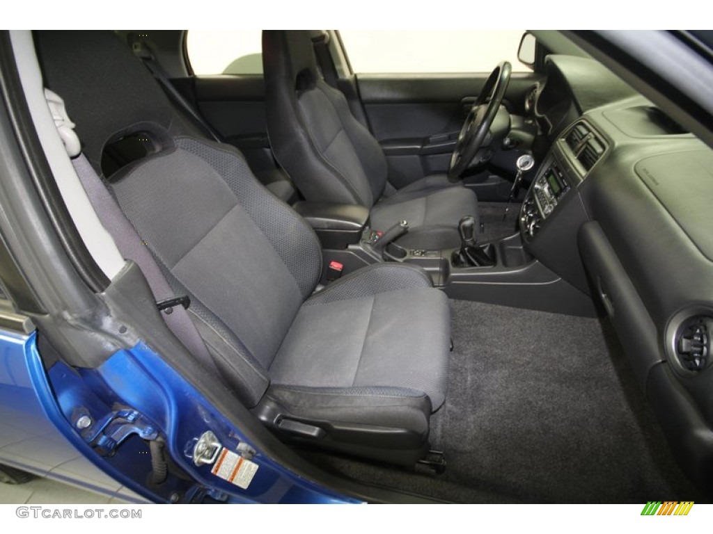 Dark Gray Interior 2004 Subaru Impreza WRX Sedan Photo #67162274