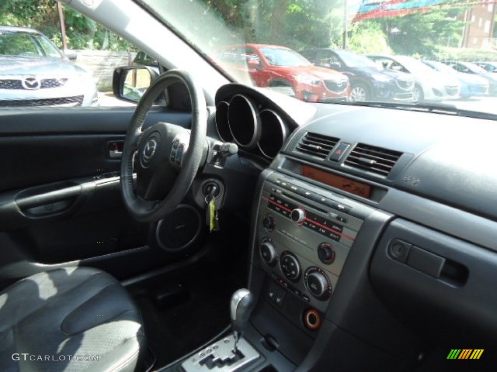 2008 MAZDA3 s Grand Touring Hatchback - Phantom Blue Mica / Black photo #17