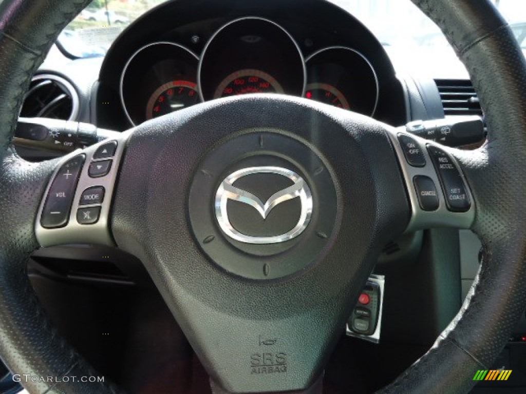 2008 MAZDA3 s Grand Touring Hatchback - Phantom Blue Mica / Black photo #18