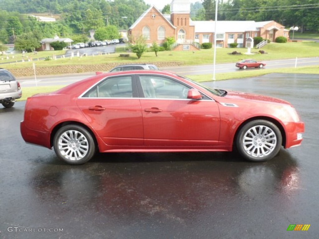 Crystal Red Tintcoat 2010 Cadillac CTS 4 3.0 AWD Sedan Exterior Photo #67162469