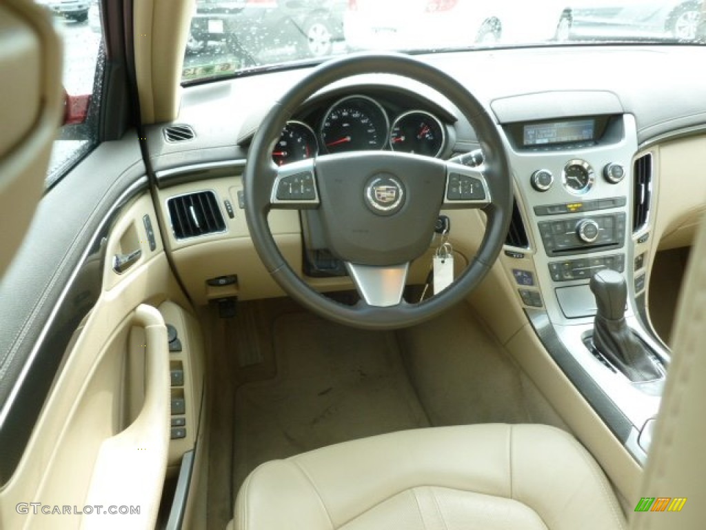 2010 Cadillac CTS 4 3.0 AWD Sedan Cashmere/Cocoa Dashboard Photo #67162535