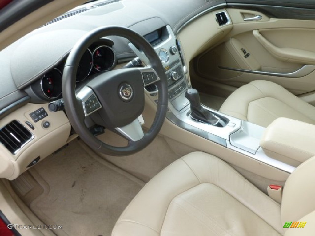 Cashmere/Cocoa Interior 2010 Cadillac CTS 4 3.0 AWD Sedan Photo #67162553