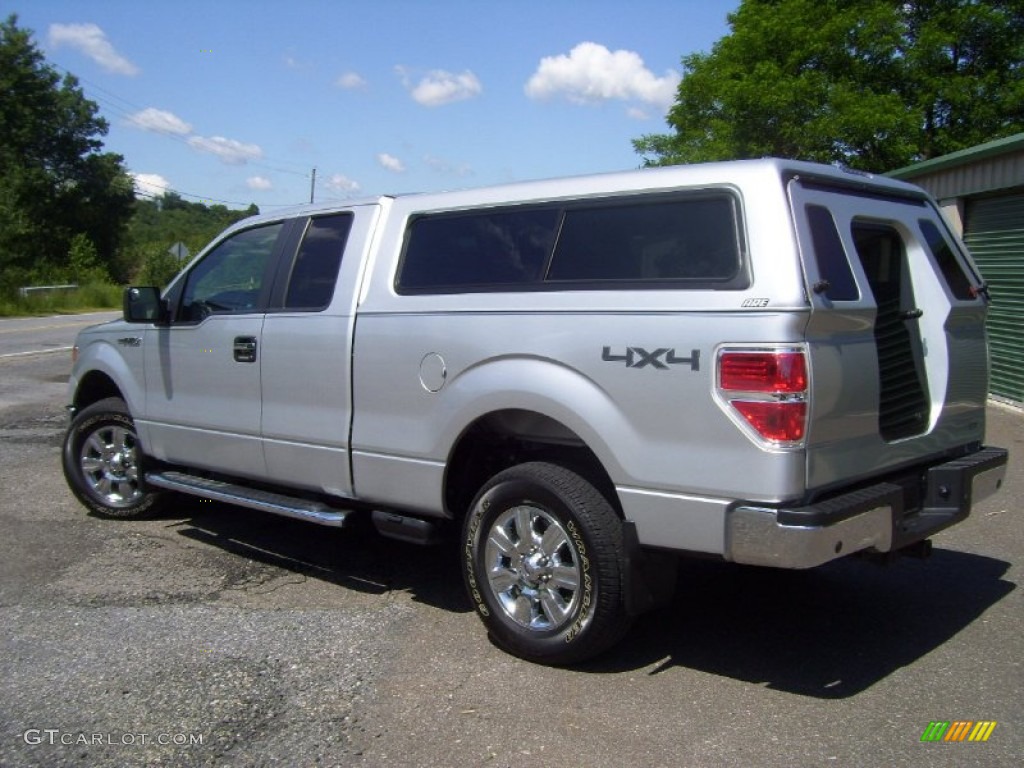 2010 F150 Lariat SuperCab 4x4 - Ingot Silver Metallic / Medium Stone photo #5