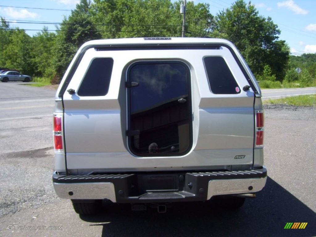 2010 F150 Lariat SuperCab 4x4 - Ingot Silver Metallic / Medium Stone photo #6