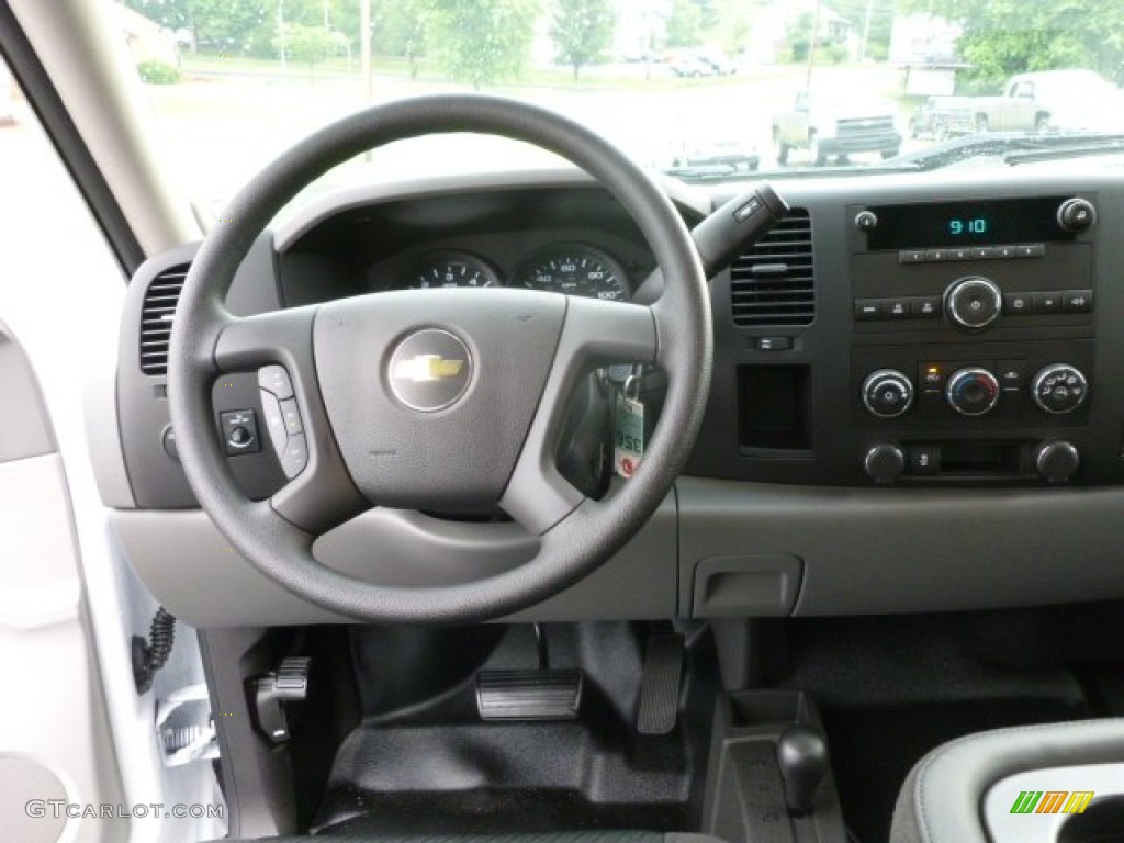 2012 Silverado 1500 Work Truck Extended Cab 4x4 - Summit White / Dark Titanium photo #15