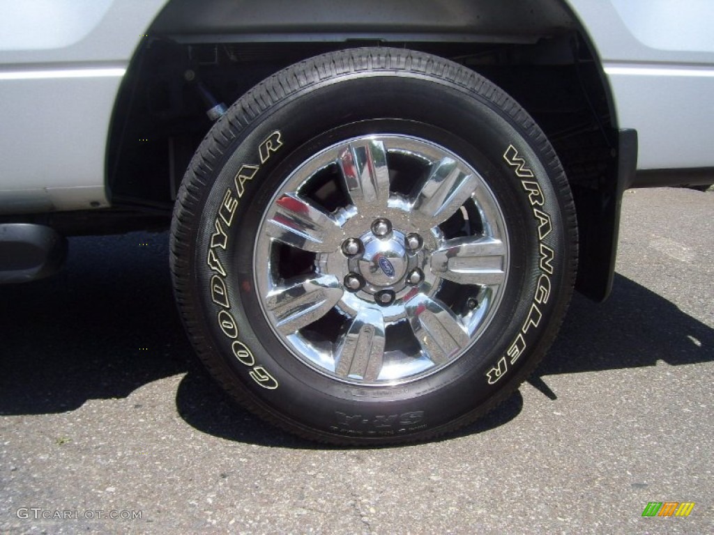 2010 F150 Lariat SuperCab 4x4 - Ingot Silver Metallic / Medium Stone photo #12