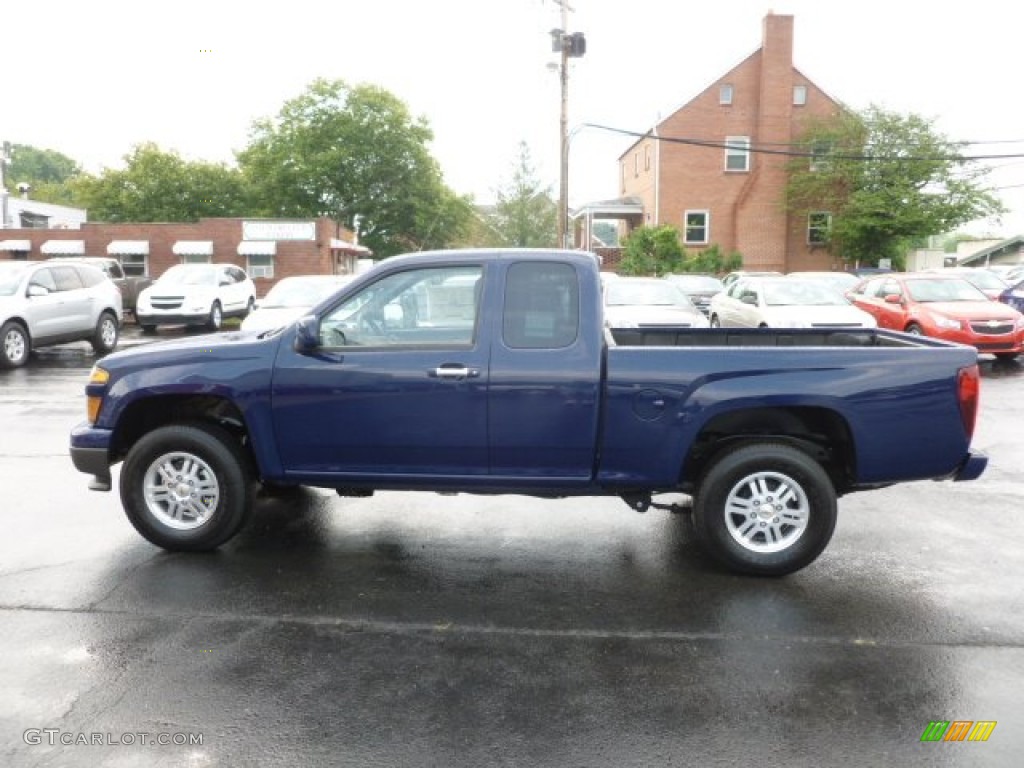 Deep Navy 2012 Chevrolet Colorado LT Extended Cab 4x4 Exterior Photo #67162790