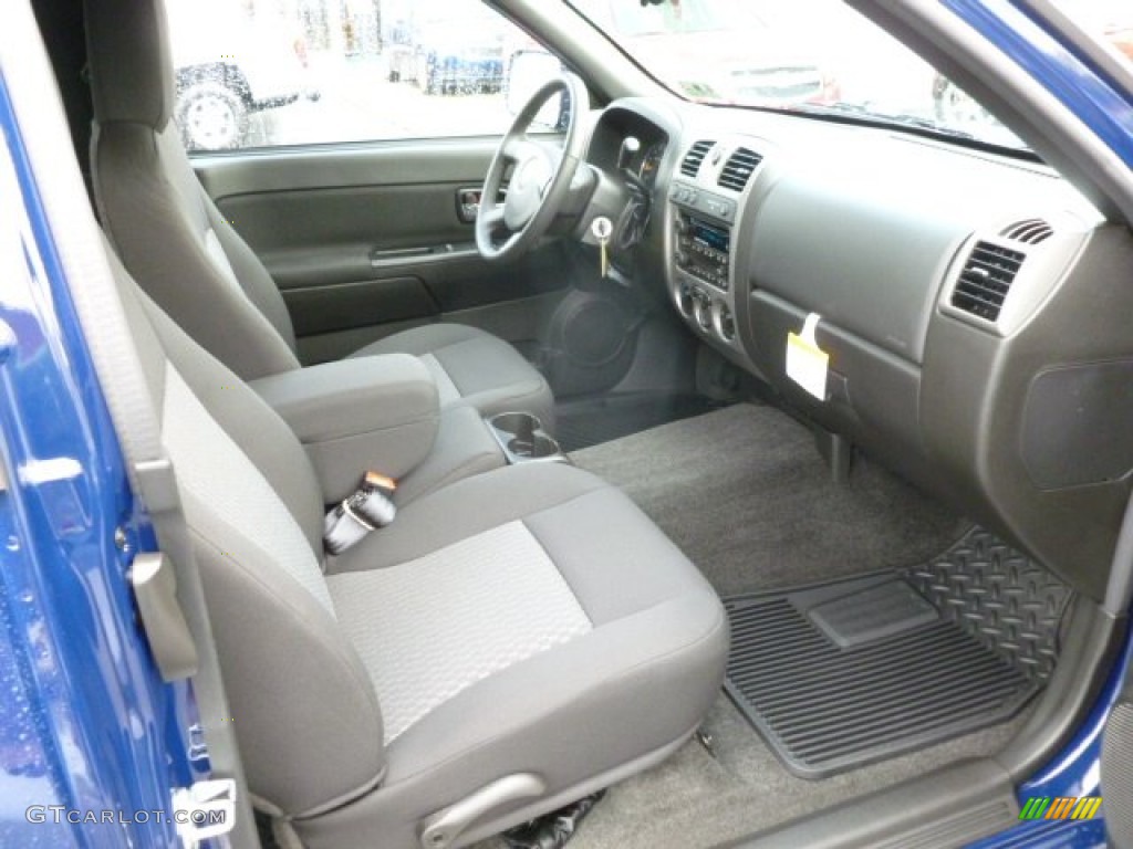 Ebony Interior 2012 Chevrolet Colorado LT Extended Cab 4x4 Photo #67162840