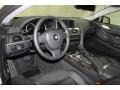 Black Nappa Leather Prime Interior Photo for 2012 BMW 6 Series #67163375