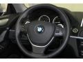 Black Nappa Leather 2012 BMW 6 Series 650i Coupe Steering Wheel