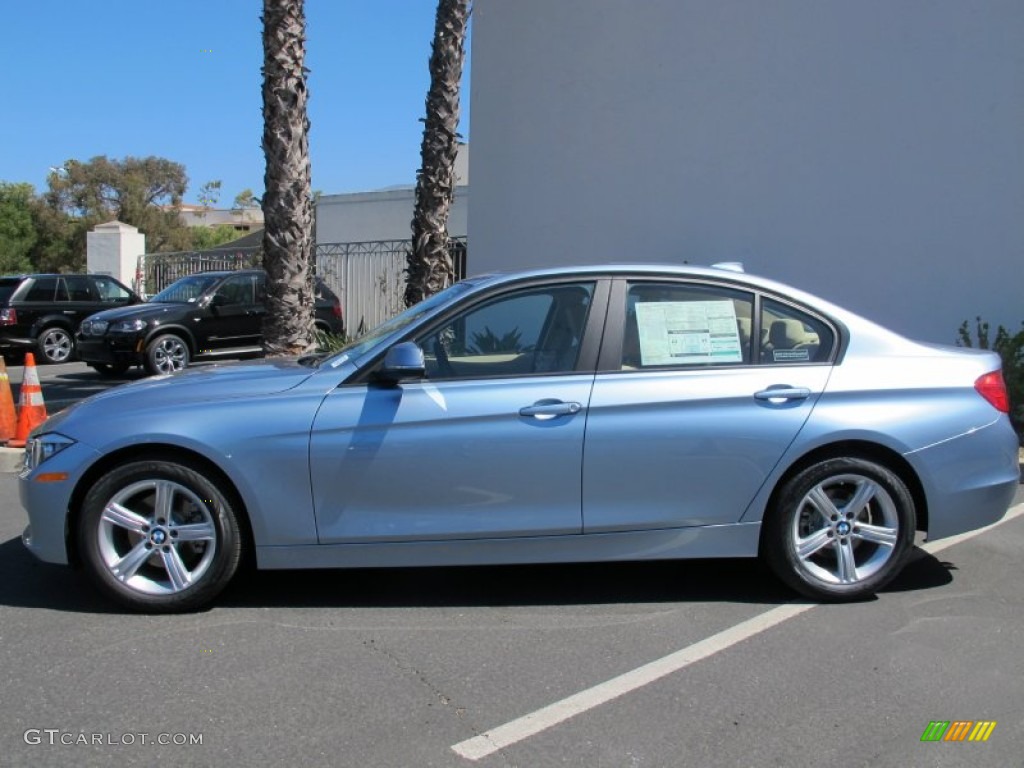 2012 3 Series 328i Sedan - Liquid Blue Metallic / Beige photo #2