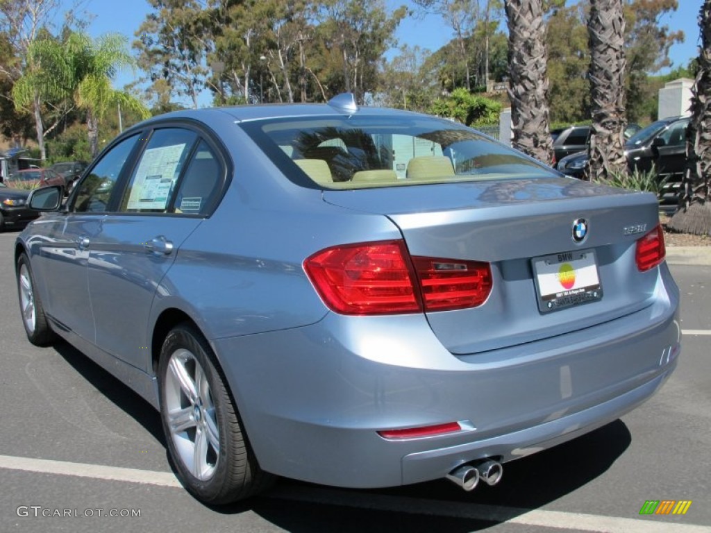 2012 3 Series 328i Sedan - Liquid Blue Metallic / Beige photo #3