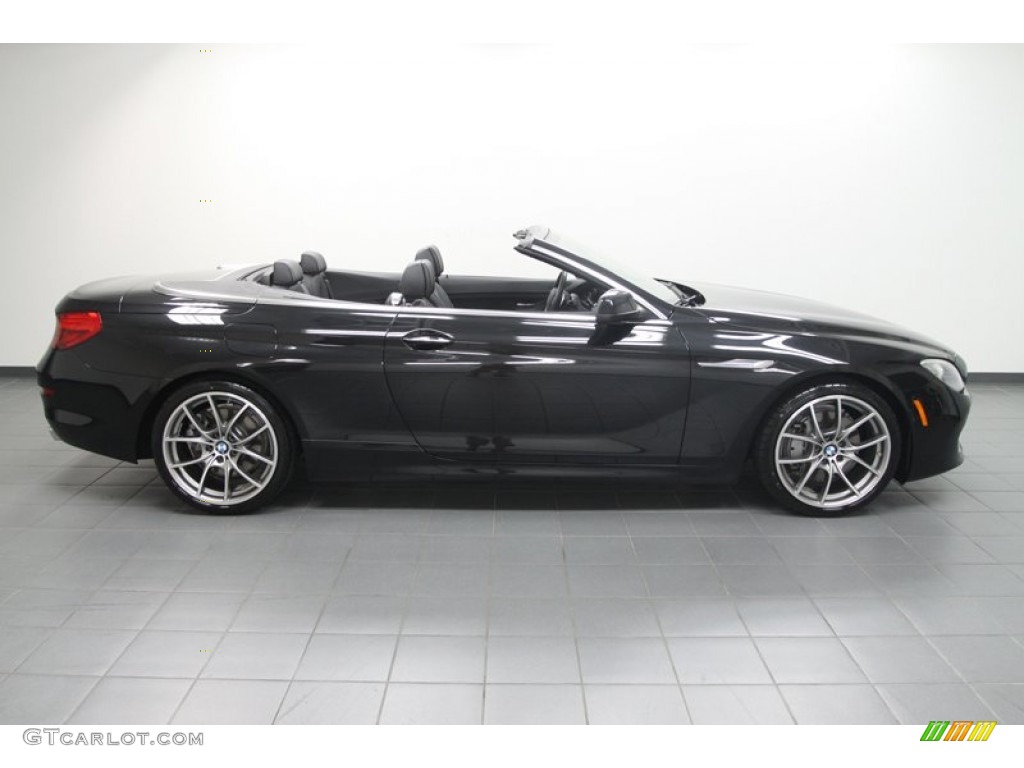 Black Sapphire Metallic 2012 BMW 6 Series 650i Convertible Exterior Photo #67163798