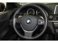 Black Nappa Leather Steering Wheel Photo for 2012 BMW 6 Series #67163861
