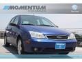 2006 Sonic Blue Metallic Ford Focus ZX5 SES Hatchback  photo #1