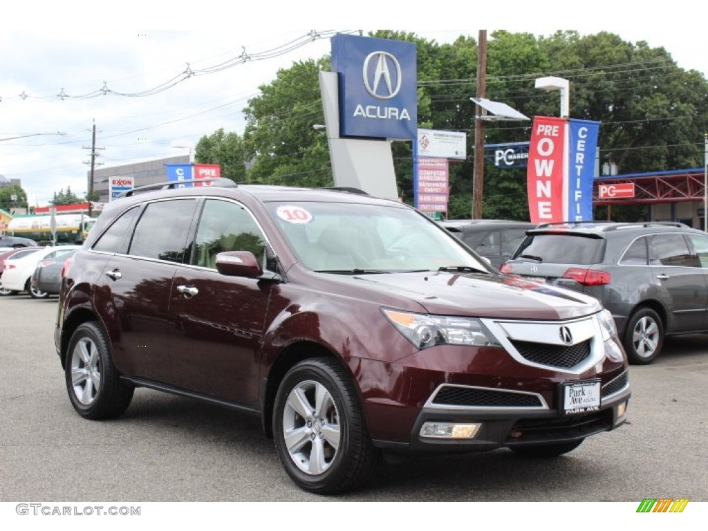 Dark Cherry Pearl Acura MDX