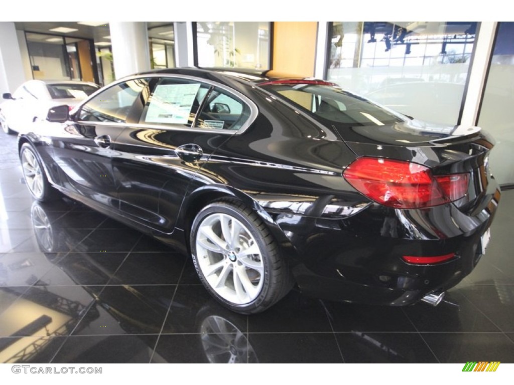 2013 6 Series 640i Gran Coupe - Jet Black / Black photo #10