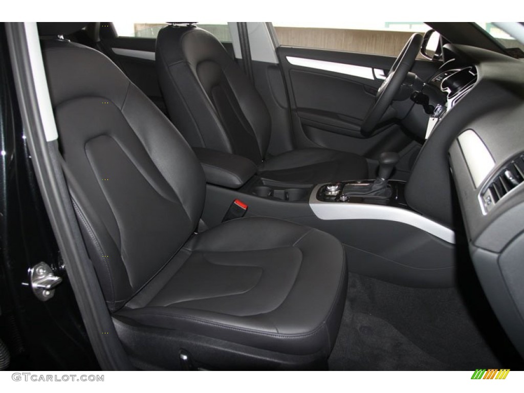 Black Interior 2013 Audi A4 2.0T Sedan Photo #67165904