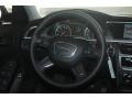 Black 2013 Audi A4 2.0T Sedan Steering Wheel