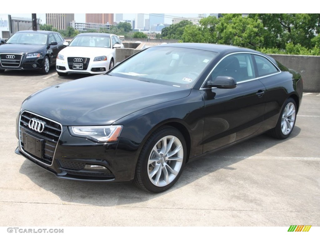 Brilliant Black 2013 Audi A5 2.0T quattro Coupe Exterior Photo #67166519