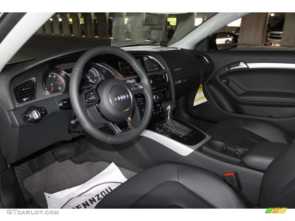 2013 Audi A5 2.0T quattro Coupe Black Dashboard Photo #67166579