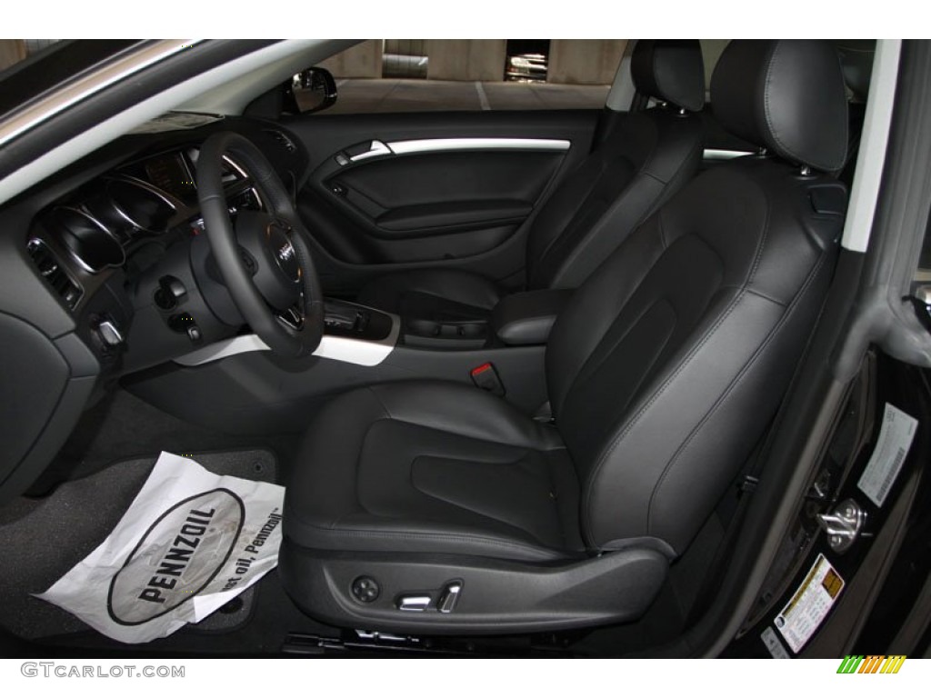 Black Interior 2013 Audi A5 2.0T quattro Coupe Photo #67166588