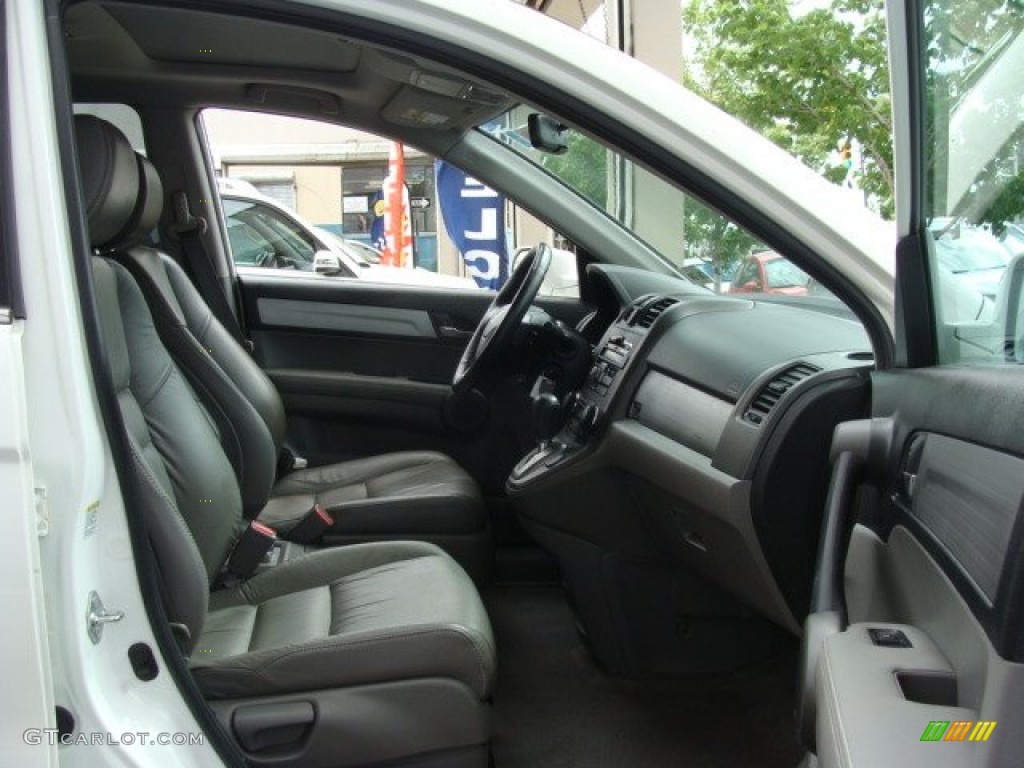 2010 CR-V EX-L AWD - Taffeta White / Gray photo #8