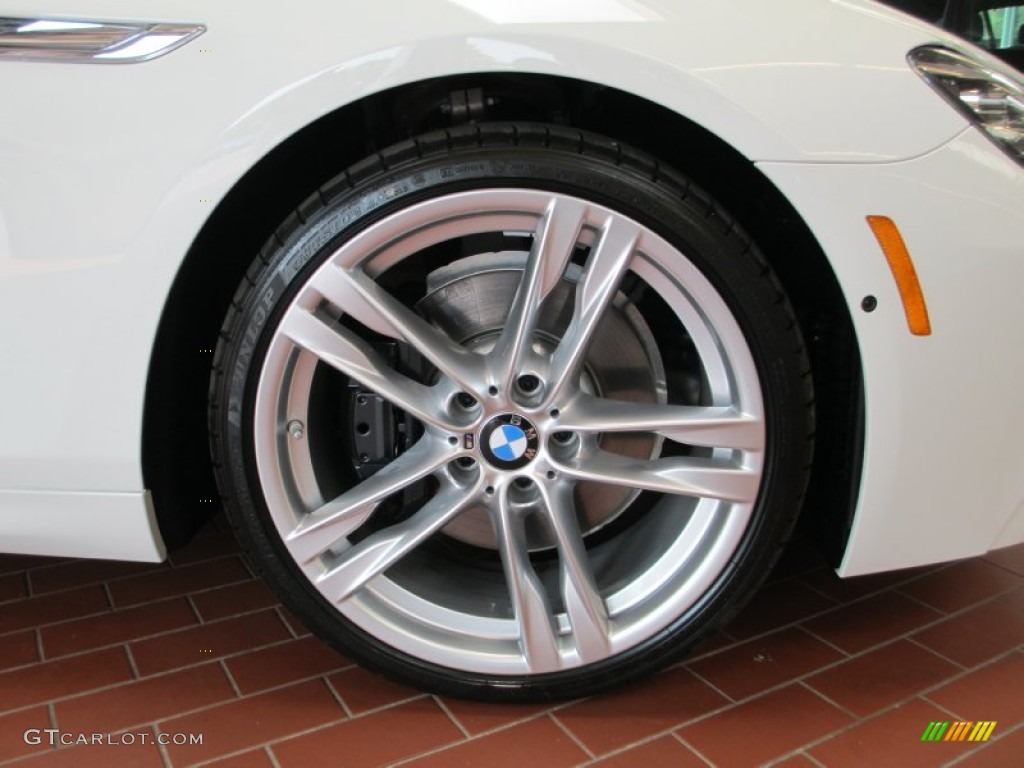 2013 6 Series 640i Gran Coupe - Alpine White / Black photo #6