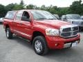 2006 Flame Red Dodge Ram 2500 Laramie Quad Cab 4x4  photo #2