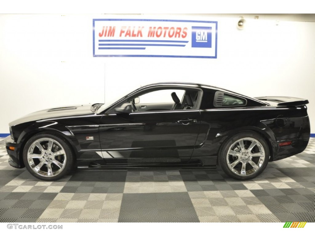 2006 Mustang Saleen S281 Supercharged Coupe - Black / Dark Charcoal photo #2