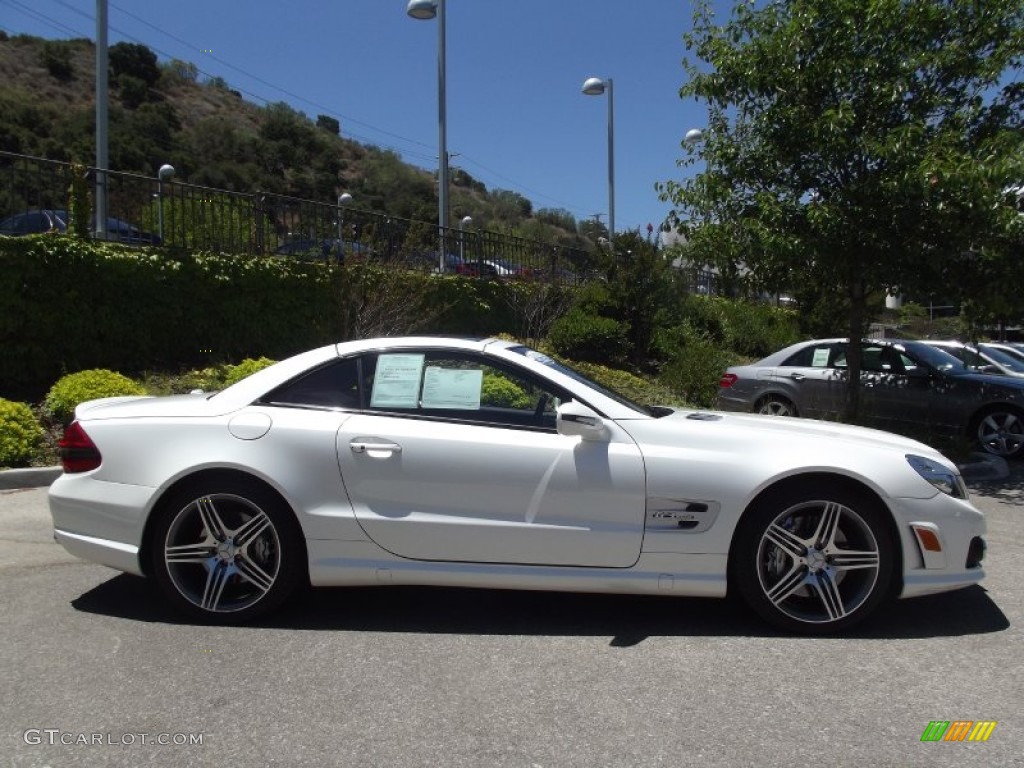designo Magno Cashmere Matte White 2009 Mercedes-Benz SL 63 AMG Roadster Exterior Photo #67170959