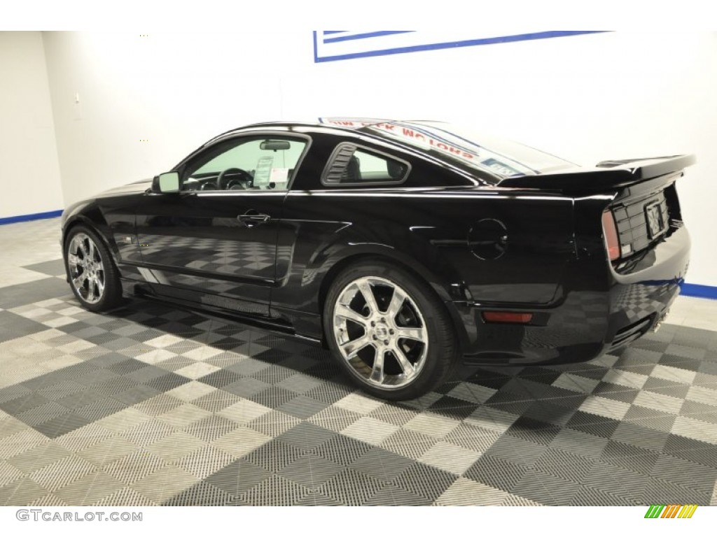 2006 Mustang Saleen S281 Supercharged Coupe - Black / Dark Charcoal photo #43