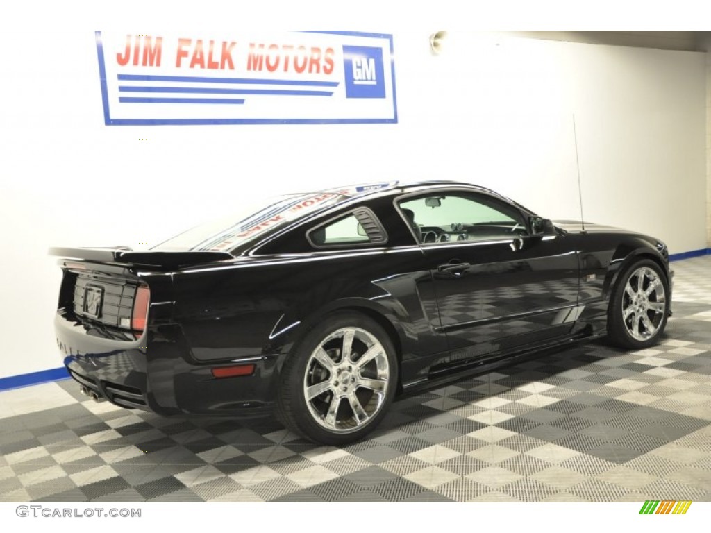2006 Mustang Saleen S281 Supercharged Coupe - Black / Dark Charcoal photo #52