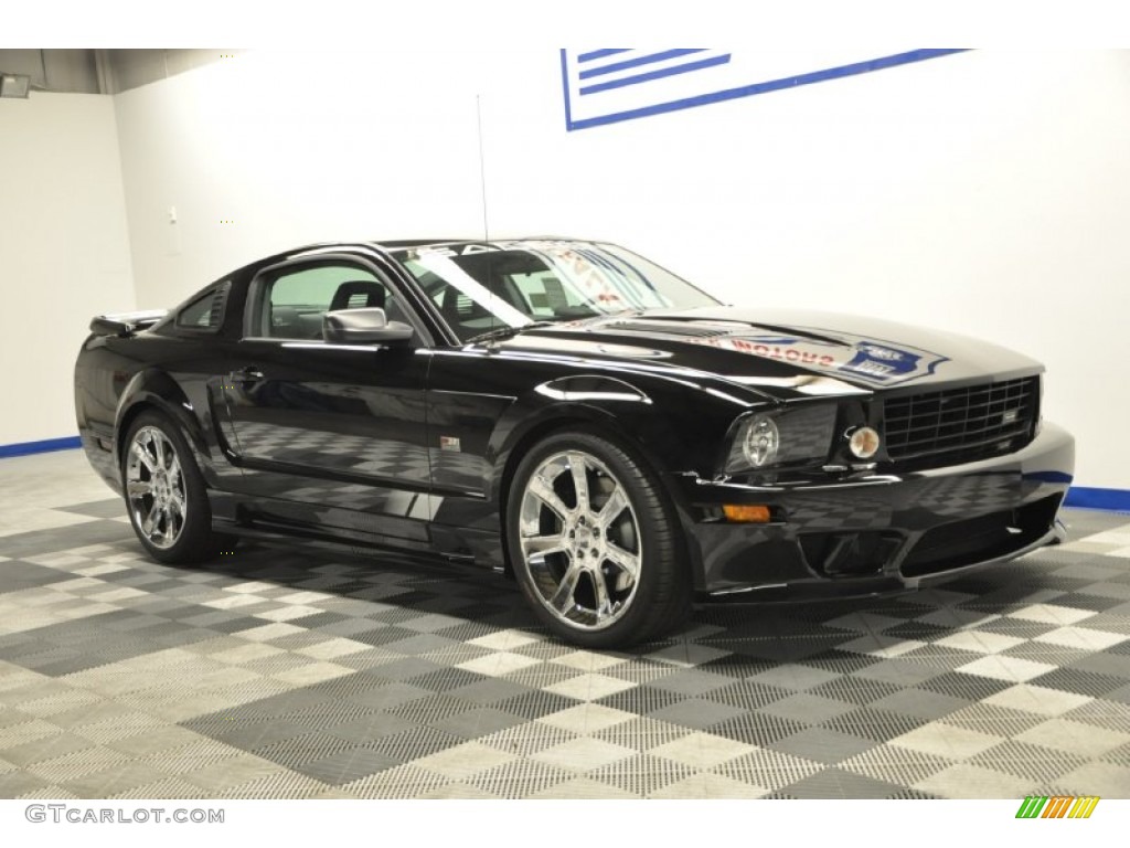 2006 Mustang Saleen S281 Supercharged Coupe - Black / Dark Charcoal photo #54