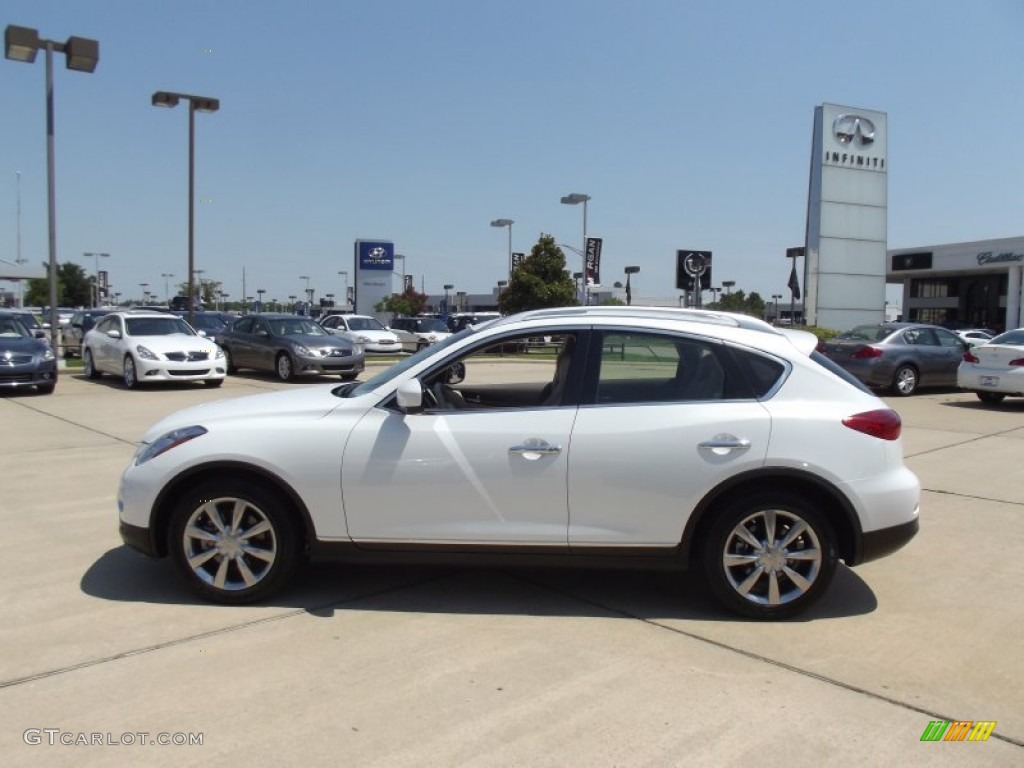Moonlight White 2012 Infiniti EX 35 Journey Exterior Photo #67171616