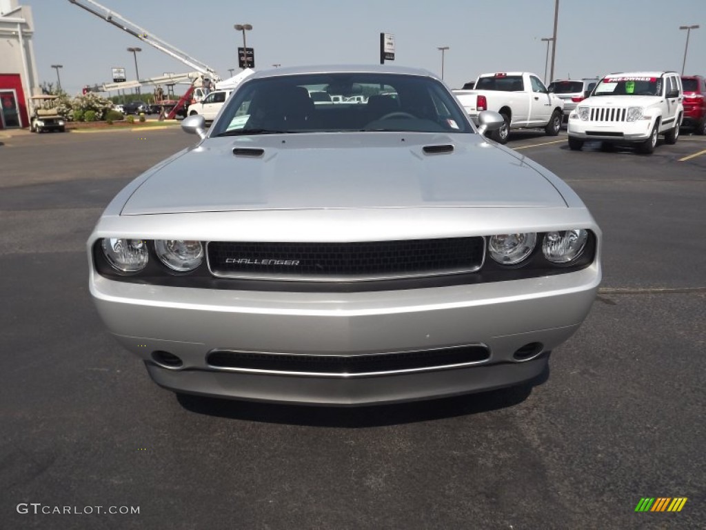 2012 Challenger SXT - Bright Silver Metallic / Dark Slate Gray photo #2