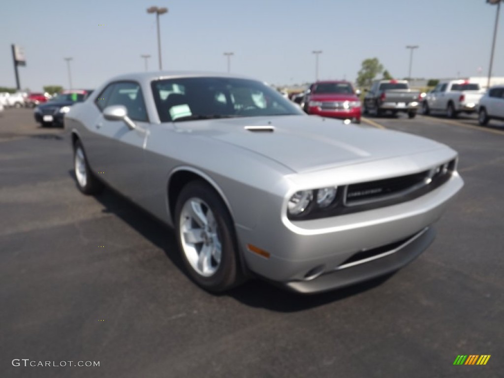 2012 Challenger SXT - Bright Silver Metallic / Dark Slate Gray photo #3