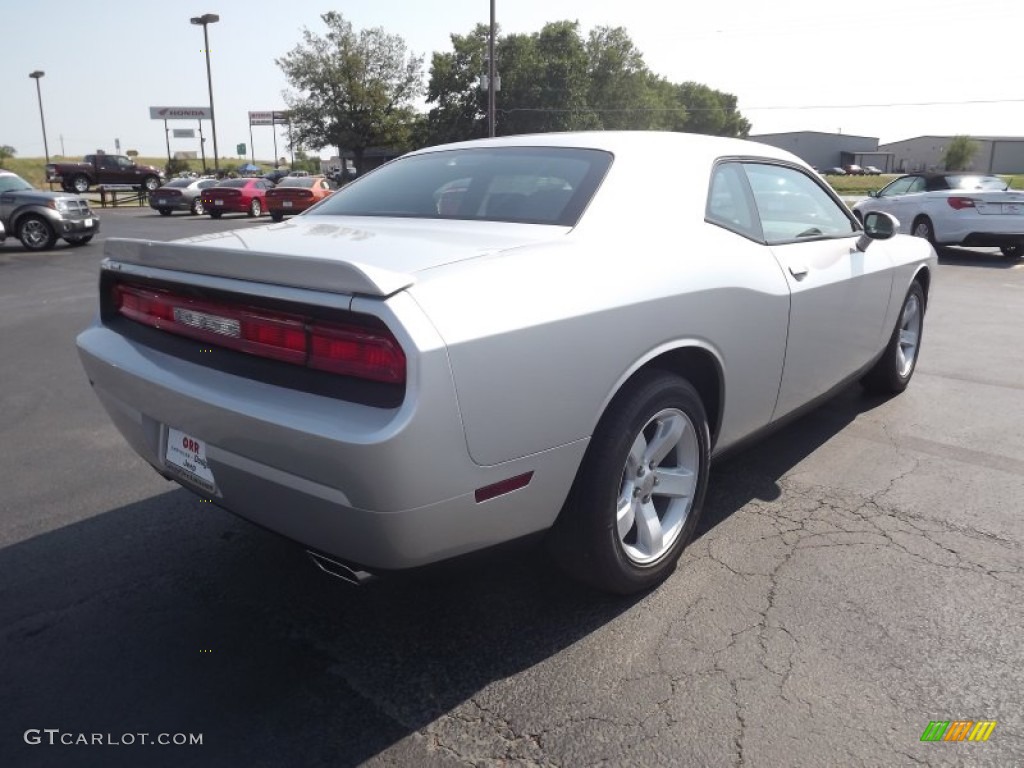 2012 Challenger SXT - Bright Silver Metallic / Dark Slate Gray photo #5