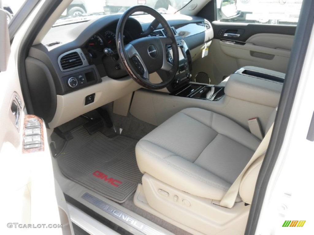 Cocoa/Light Cashmere Interior 2013 GMC Yukon Denali AWD Photo #67173119