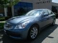 2008 Lakeshore Slate Light Blue Infiniti G 35 x Sedan  photo #2