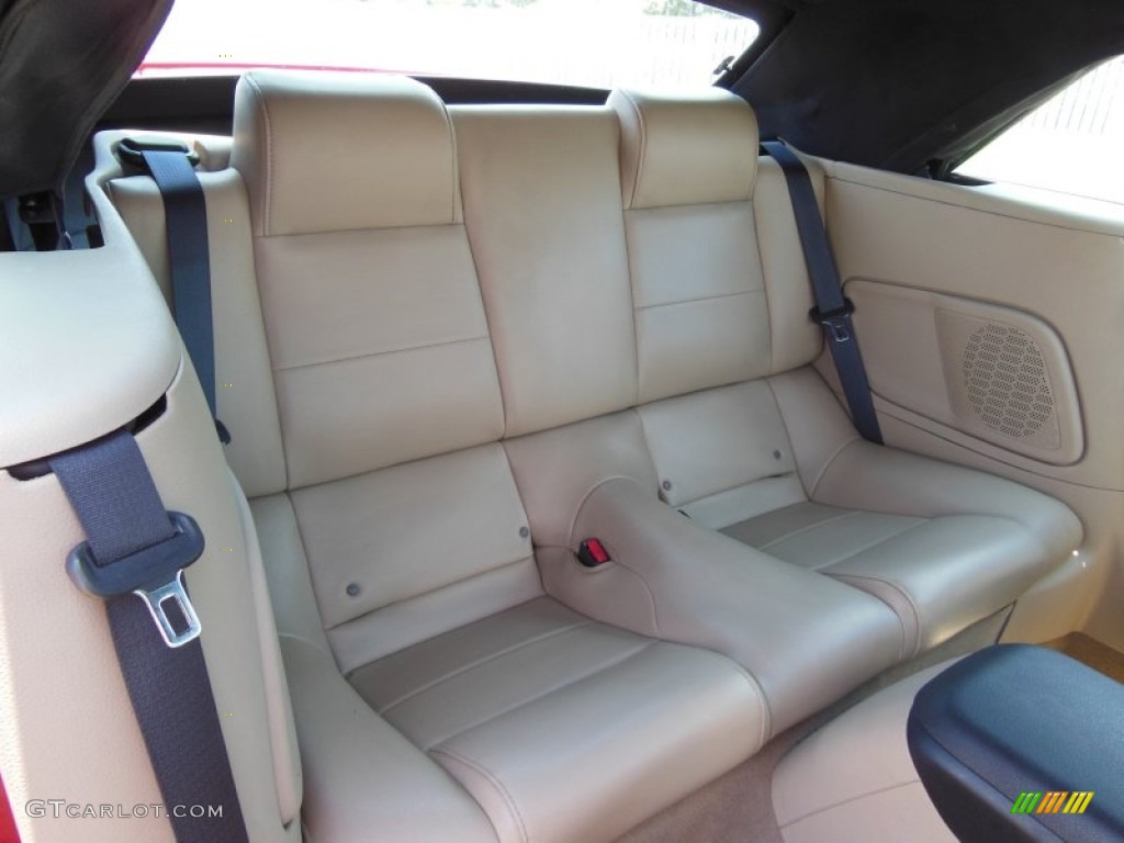 Medium Parchment Interior 2005 Ford Mustang V6 Premium Convertible Photo #67174361