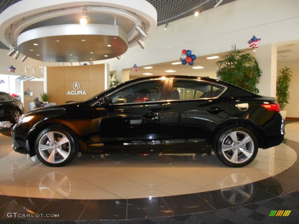 Crystal Black Pearl 2013 Acura ILX 2.0L Premium Exterior Photo #67174721