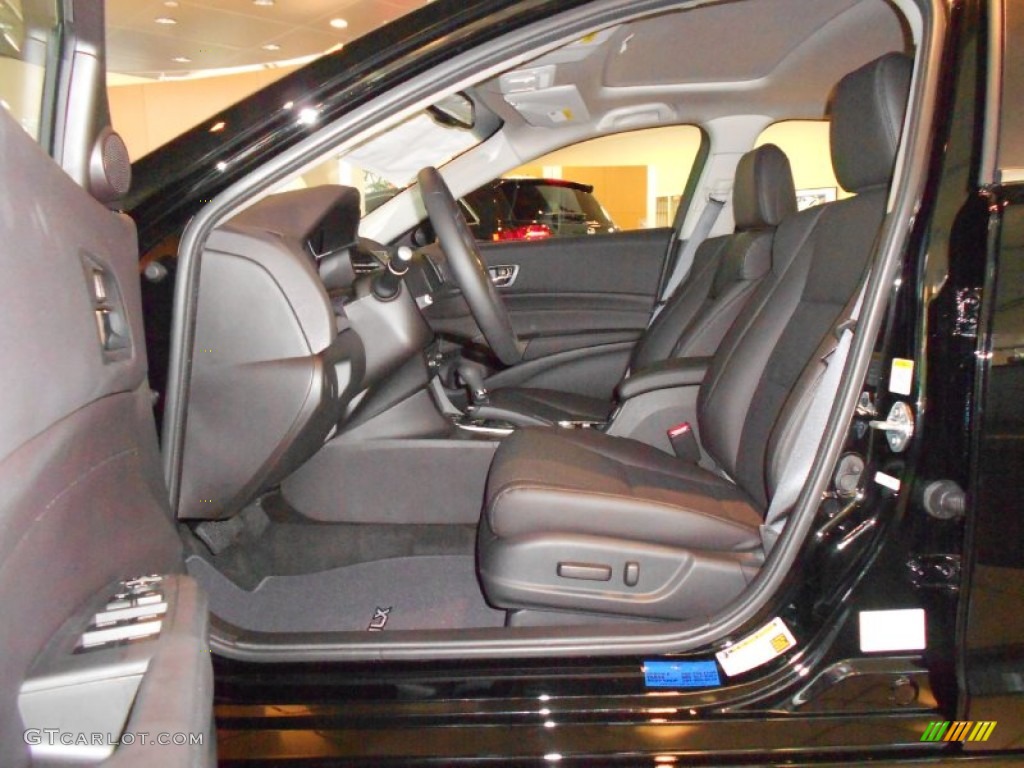 Ebony Interior 2013 Acura ILX 2.0L Premium Photo #67174757