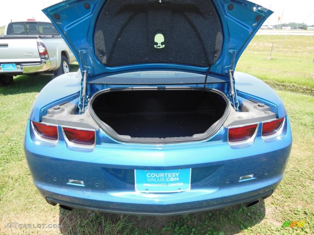 2010 Camaro SS/RS Coupe - Aqua Blue Metallic / Black photo #4
