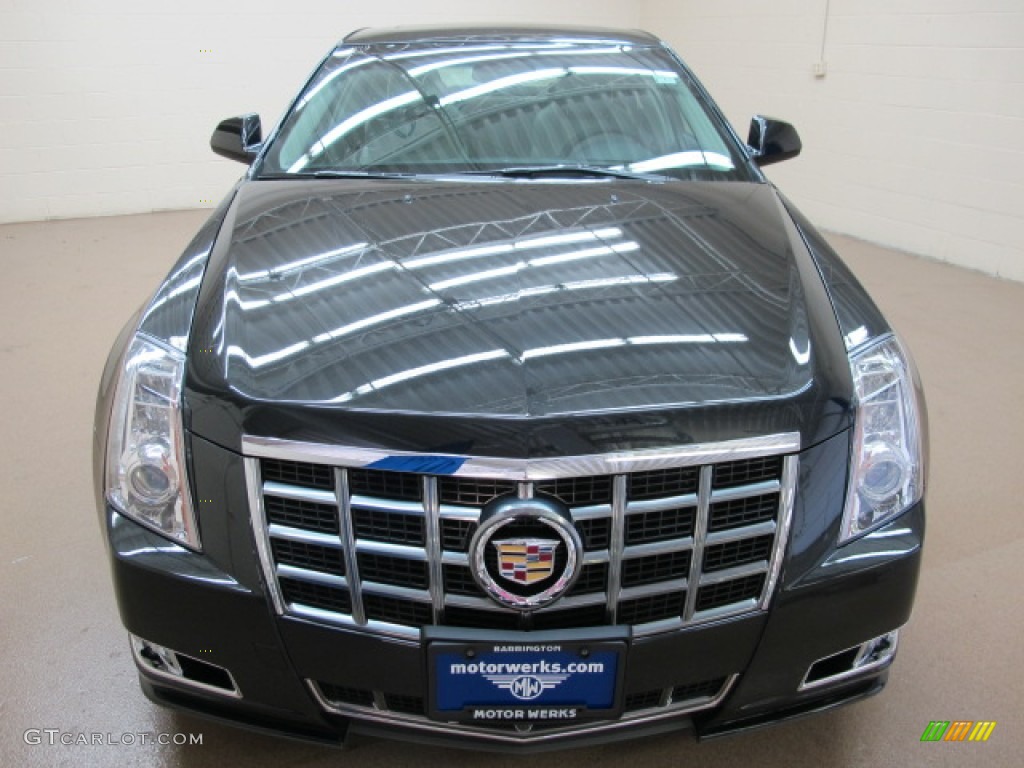 2012 CTS 4 3.6 AWD Sedan - Black Diamond Tricoat / Light Titanium/Ebony photo #2