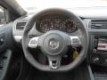 Titan Black 2012 Volkswagen Jetta GLI Steering Wheel