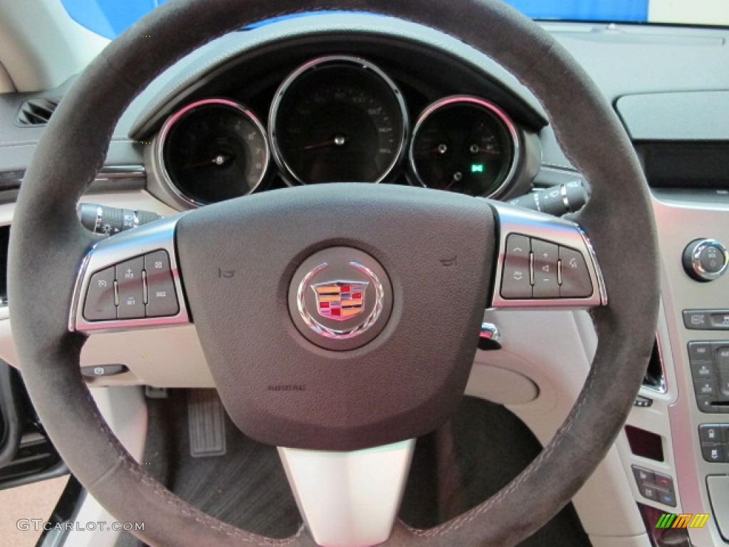 2012 Cadillac CTS 4 3.6 AWD Sedan Light Titanium/Ebony Steering Wheel Photo #67176656