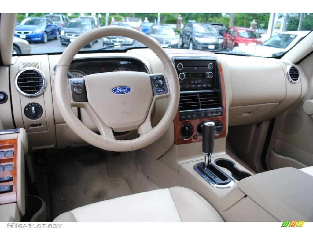 2008 Explorer Eddie Bauer 4x4 - White Suede / Camel photo #16