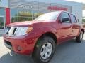 2012 Red Brick Nissan Frontier SV Crew Cab  photo #1